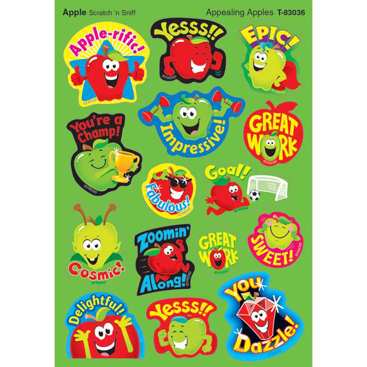 Appealing Apples Stinky Stickers® Mixed Shapes