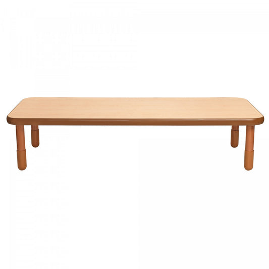 Baseline® Rectangular Table - 16" height - 72" x 30" - Natural Wood