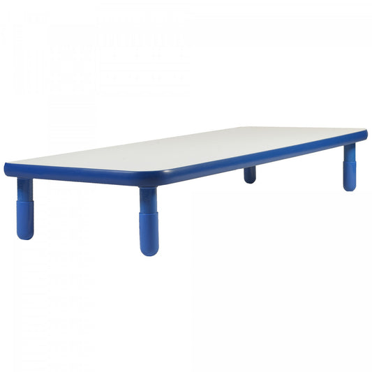 Baseline® Rectangular Table - 12" height - 72" x 30" - Royal Blue