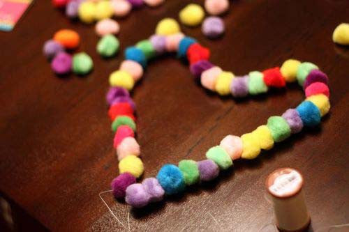 Bead Pom Poms
