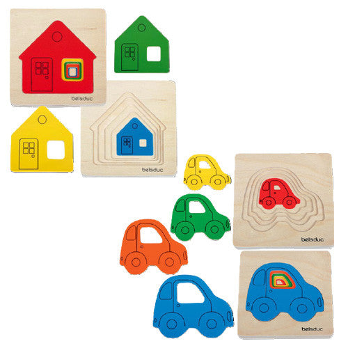 Beleduc 5 Layer Puzzle - Set of 2