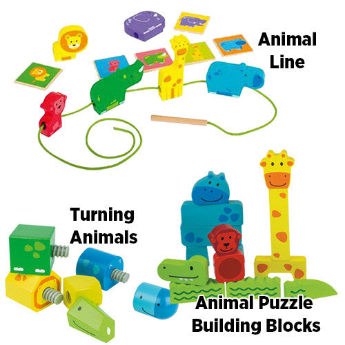 Beleduc Animals Manipulative - Set of 3