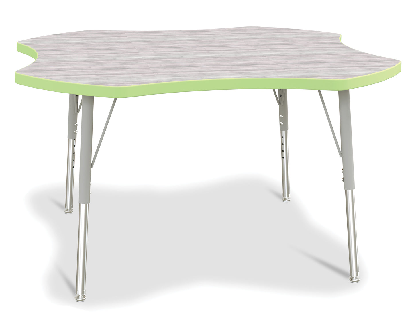 Berries Adjustable Activity Table - Four-Leaf (48") - Legs 15"-24" (Elementary)