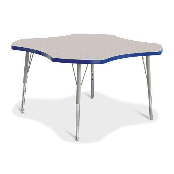 Berries Adjustable Activity Table - Four-Leaf (48") - Legs 15"-24" (Elementary)