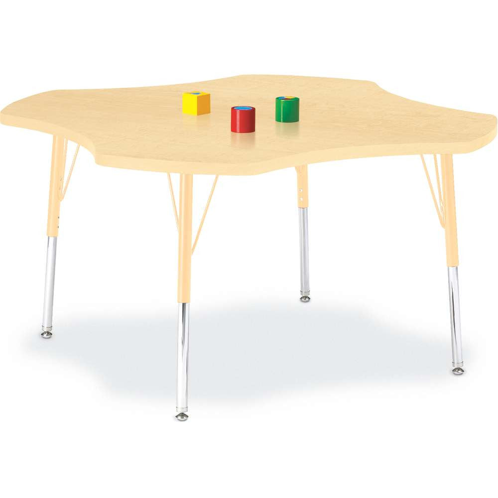 Berries Adjustable Activity Table - Four-Leaf (48") - Legs 24"-31" (Adult)