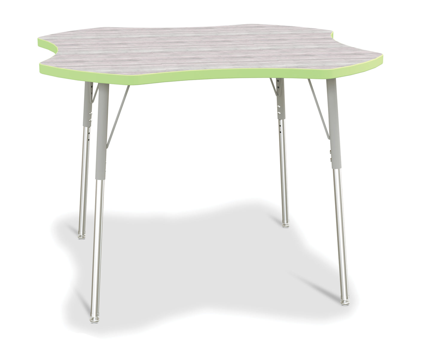 Berries Adjustable Activity Table - Four-Leaf (48") - Legs 24"-31" (Adult)