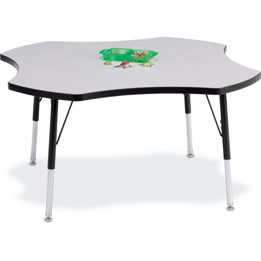 Berries Adjustable Activity Table - Four-Leaf (48") - Legs 24"-31" (Adult)