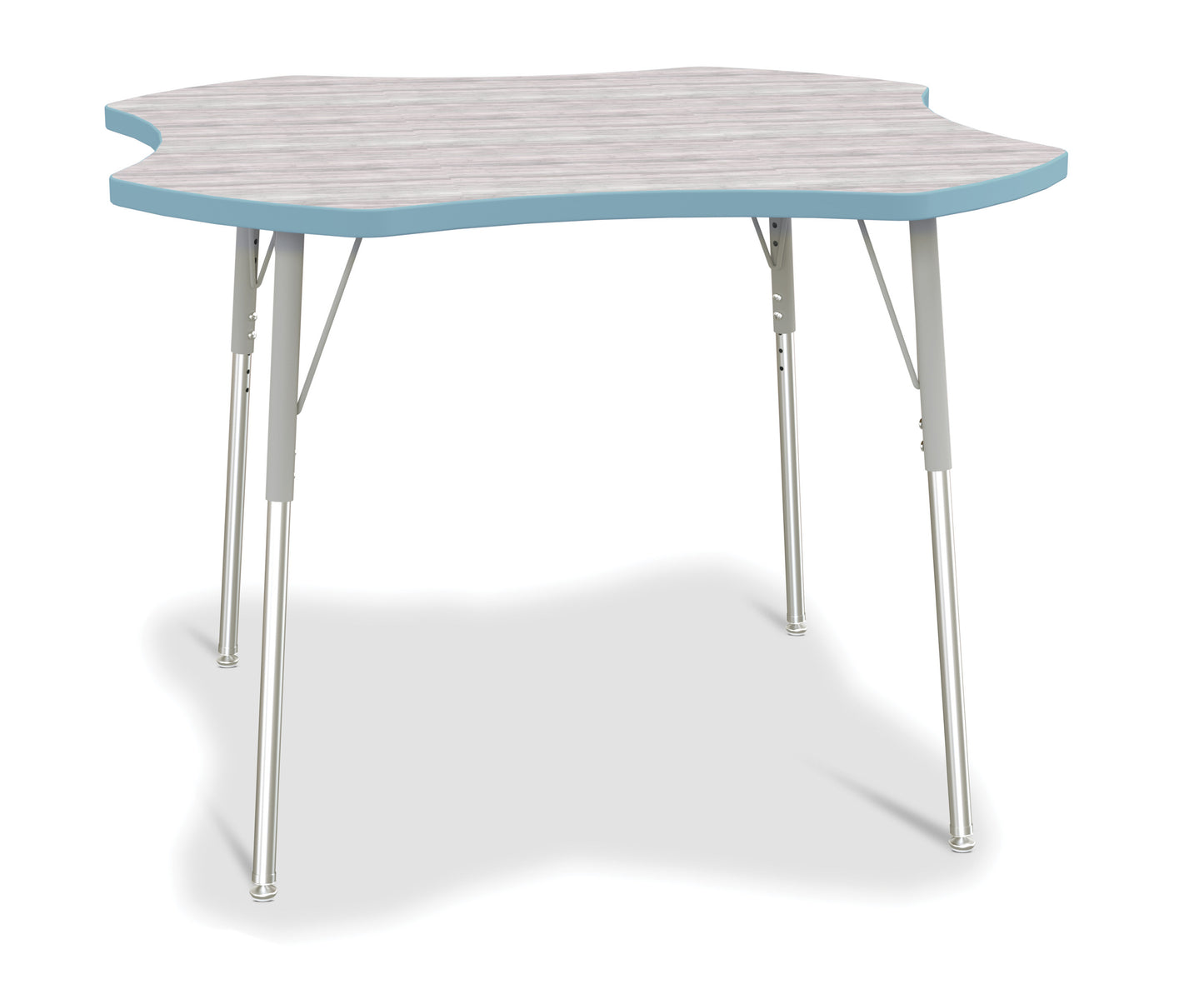 Berries Adjustable Activity Table - Four-Leaf (48") - Legs 24"-31" (Adult)