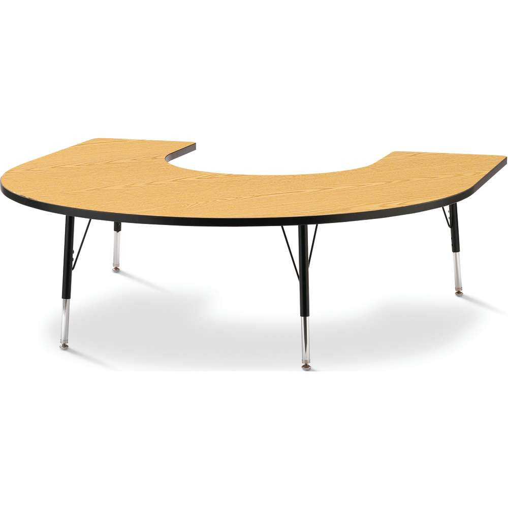 Berries Adjustable Activity Table - Horseshoe (60"x66") - Legs 15"-24" (Elementary)