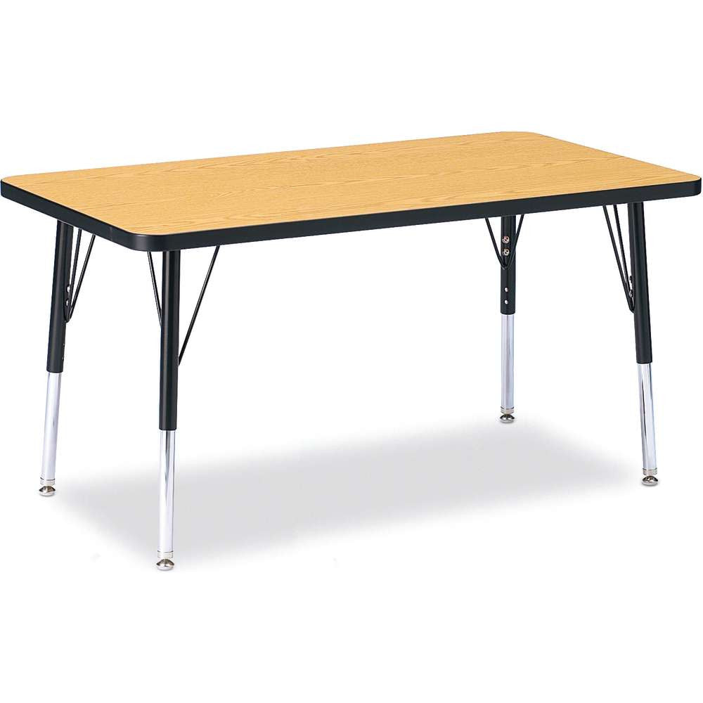 Berries Adjustable Activity Table - Rectangle (24"x36") - Legs 15"-24" (Elementary)