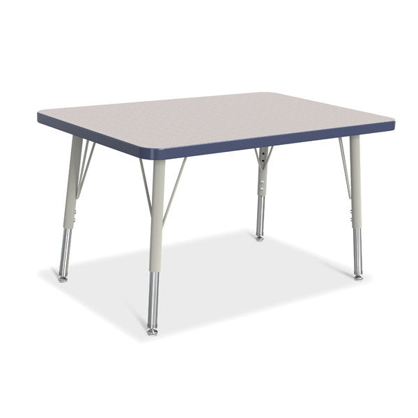 Berries Adjustable Activity Table - Rectangle (24"x36") - Legs 15"-24" (Elementary)