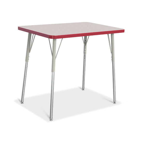 Berries Adjustable Activity Table - Rectangle (24"x36") - Legs 24"-31" (Adult)