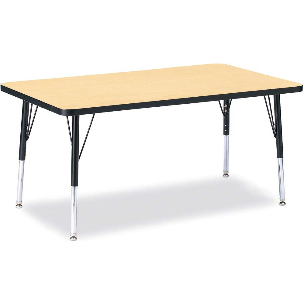 Berries Adjustable Activity Table - Rectangle (30"x48") - Legs 15"-24" (Elementary)