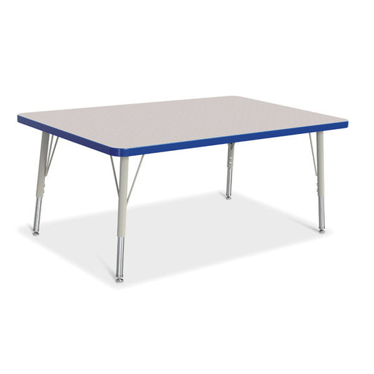 Berries Adjustable Activity Table - Rectangle (30"x48") - Legs 15"-24" (Elementary)
