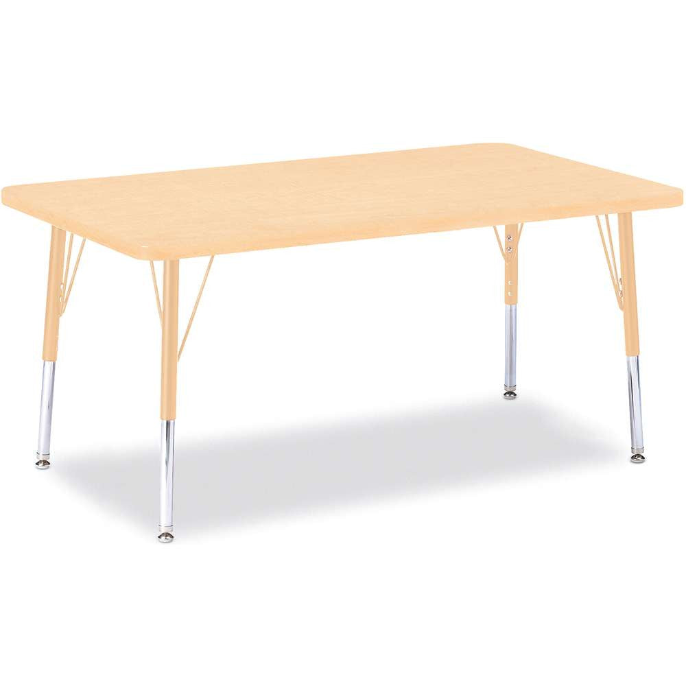 Berries Adjustable Activity Table - Rectangle (30"x48") - Legs 15"-24" (Elementary)