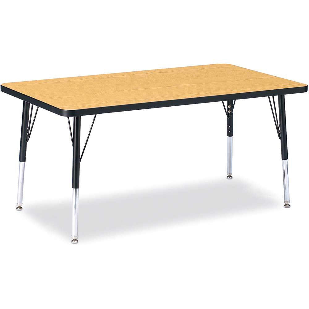 Berries Adjustable Activity Table - Rectangle (30"x48") - Legs 15"-24" (Elementary)