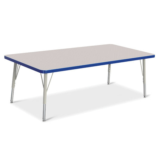 Berries Adjustable Activity Table - Rectangle (30"x60") - Legs 15"-24" (Elementary)