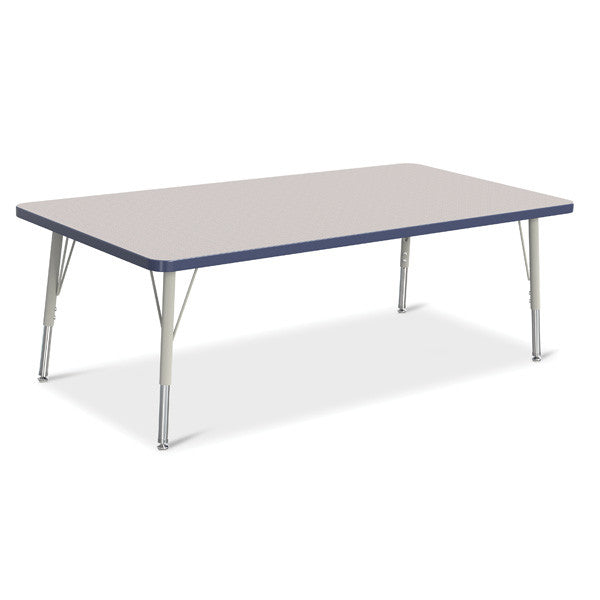 Berries Adjustable Activity Table - Rectangle (30"x60") - Legs 15"-24" (Elementary)
