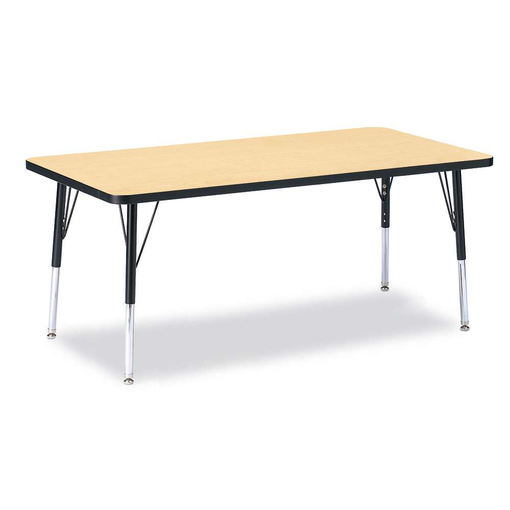 Berries Adjustable Activity Table - Rectangle (30"x60") - Legs 15"-24" (Elementary)