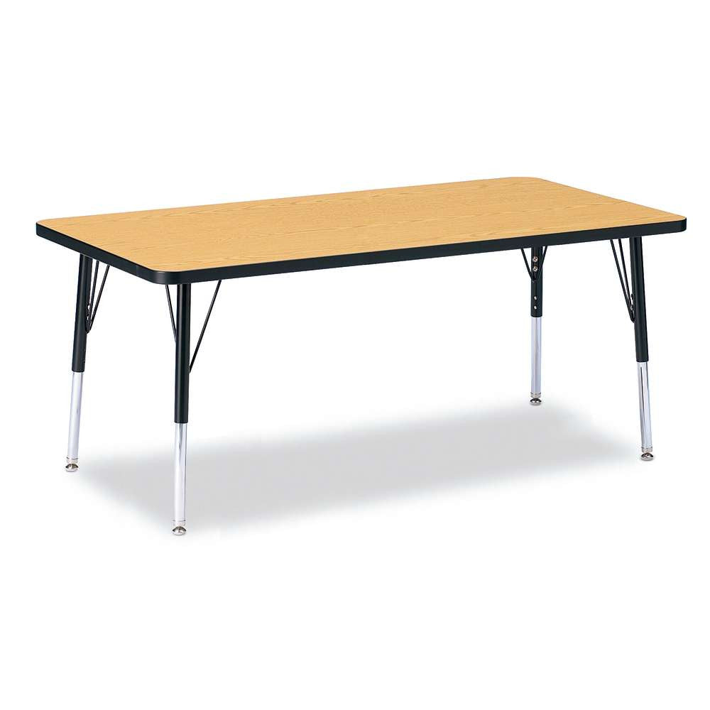 Berries Adjustable Activity Table - Rectangle (30"x60") - Legs 15"-24" (Elementary)