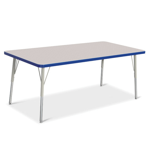 Berries Adjustable Activity Table - Rectangle (30"x60") - Legs 24"-31" (Adult)