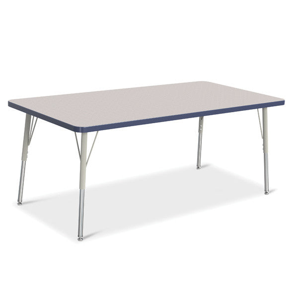 Berries Adjustable Activity Table - Rectangle (30"x60") - Legs 24"-31" (Adult)
