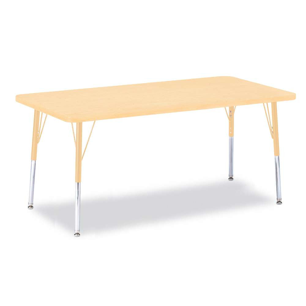 Berries Adjustable Activity Table - Rectangle (30"x60") - Legs 24"-31" (Adult)