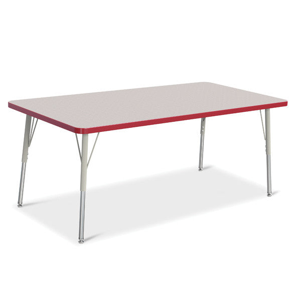 Berries Adjustable Activity Table - Rectangle (30"x60") - Legs 24"-31" (Adult)