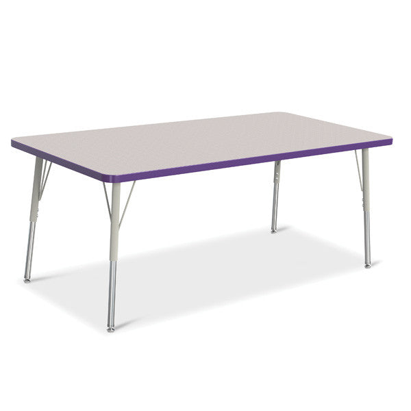 Berries Adjustable Activity Table - Rectangle (30"x60") - Legs 24"-31" (Adult)