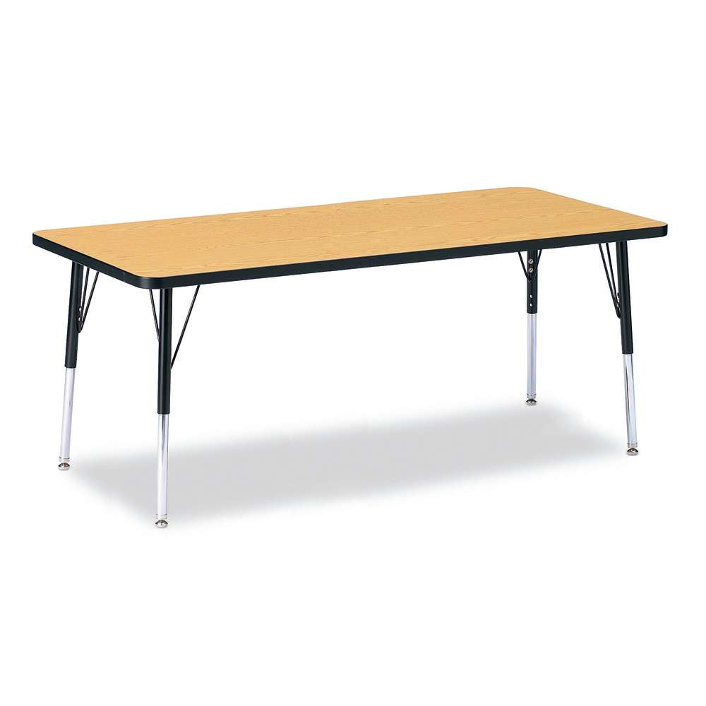 Berries Adjustable Activity Table - Rectangle (30"x72") - Legs 15"-24" (Elementary)