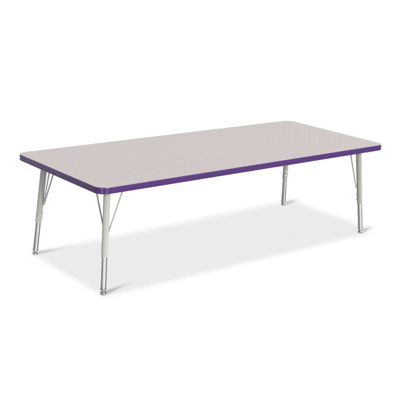Berries Adjustable Activity Table - Rectangle (30"x72") - Legs 15"-24" (Elementary)