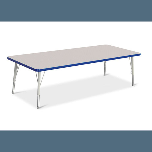 Berries Adjustable Activity Table - Rectangle (30"x72") - Legs 15"-24" (Elementary)