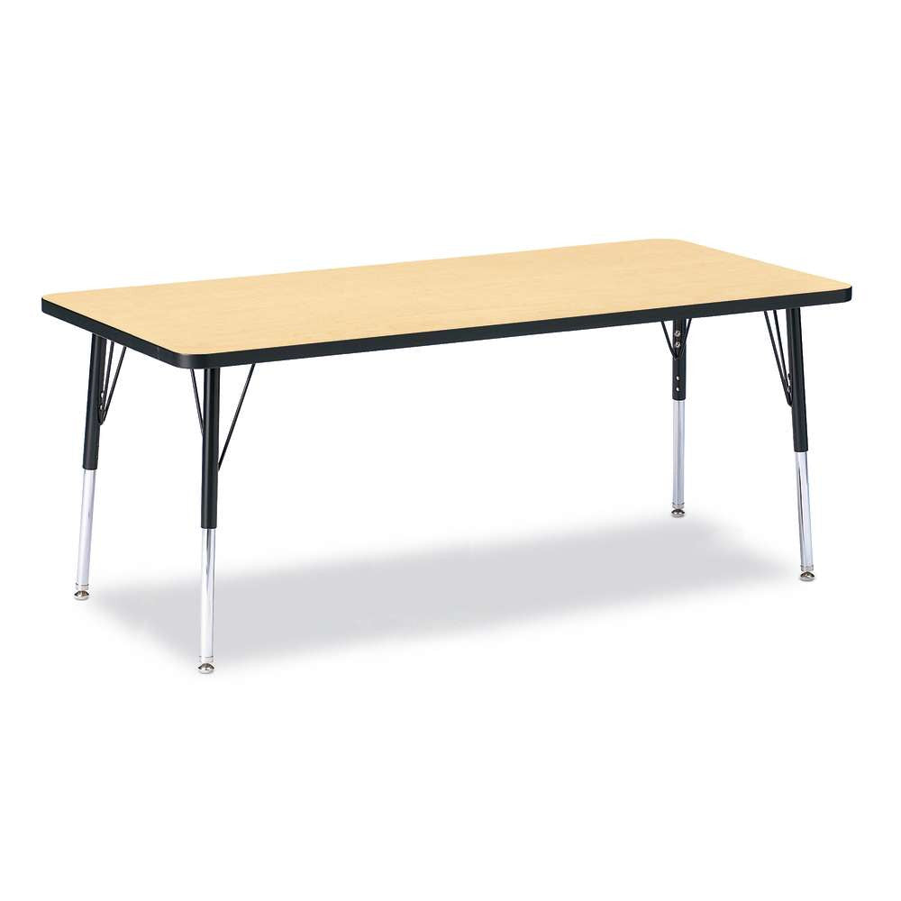 Berries Adjustable Activity Table - Rectangle (30"x72") - Legs 15"-24" (Elementary)