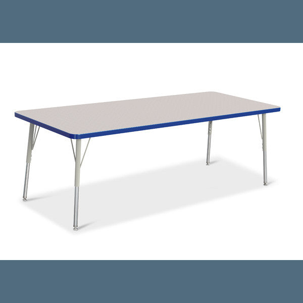 Berries Adjustable Activity Table - Rectangle (30"x72") - Legs 24"-31" (Adult)