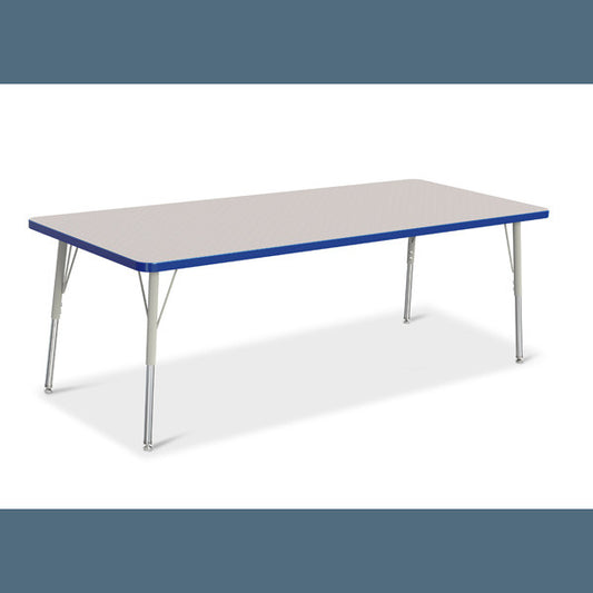 Berries Adjustable Activity Table - Rectangle (30"x72") - Legs 24"-31" (Adult)