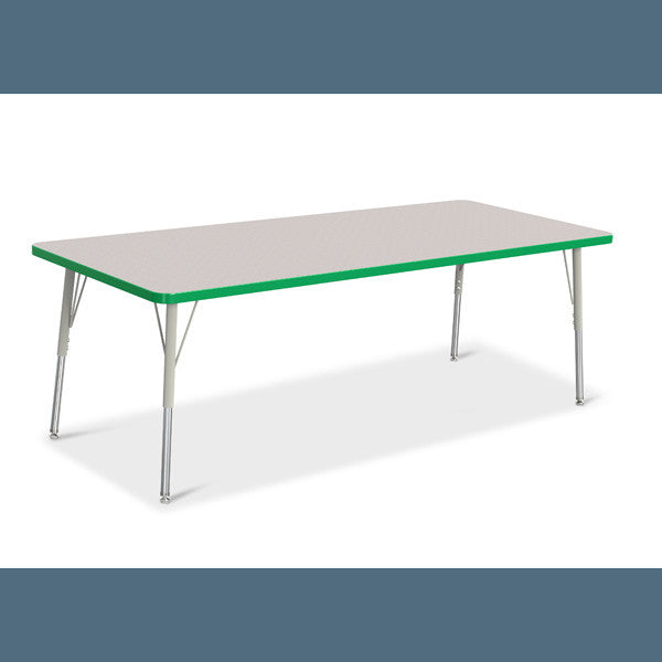 Berries Adjustable Activity Table - Rectangle (30"x72") - Legs 24"-31" (Adult)