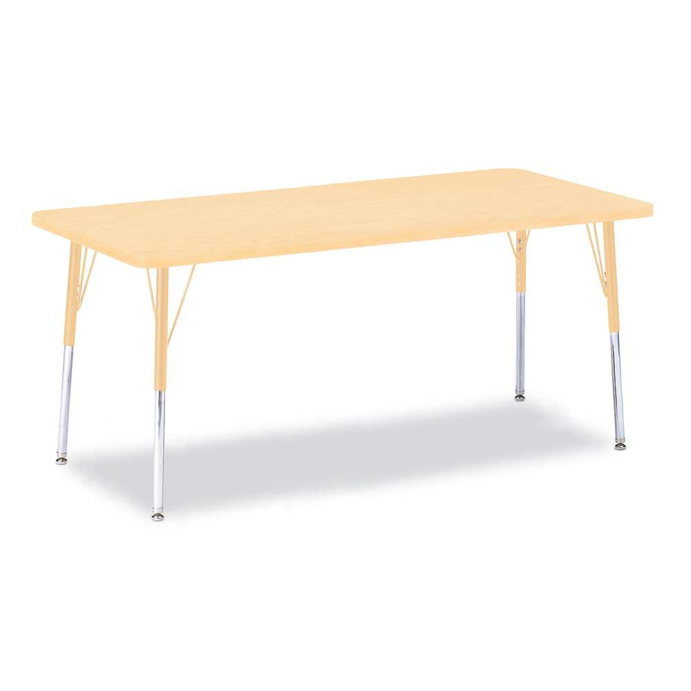 Berries Adjustable Activity Table - Rectangle (30"x72") - Legs 24"-31" (Adult)