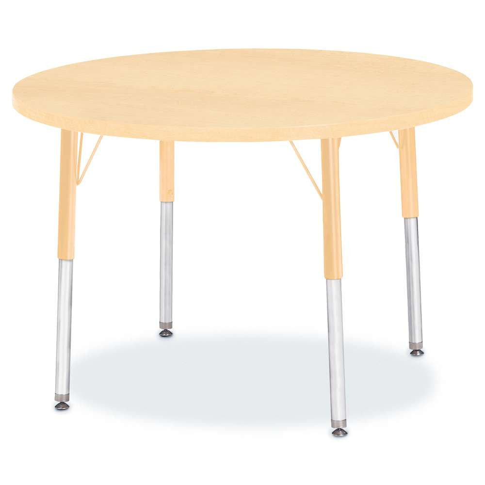Berries Adjustable Activity Table - Round (36") - Legs 15"-24" (Elementary)