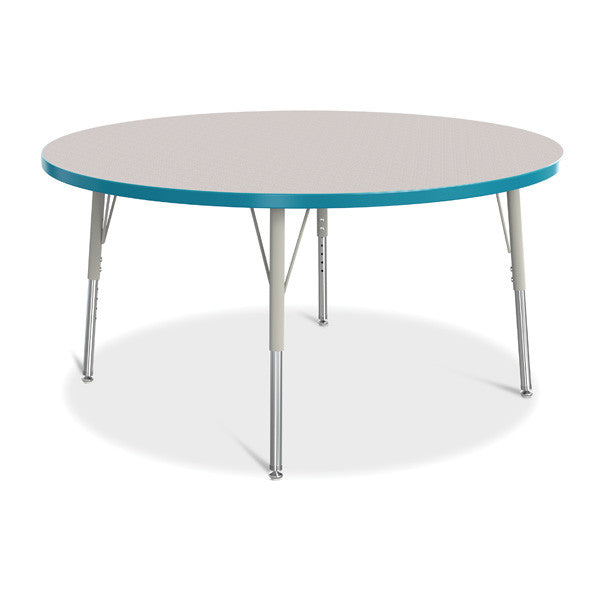 Berries Adjustable Activity Table - Round (48") - Legs 15"-24" (Elementary)