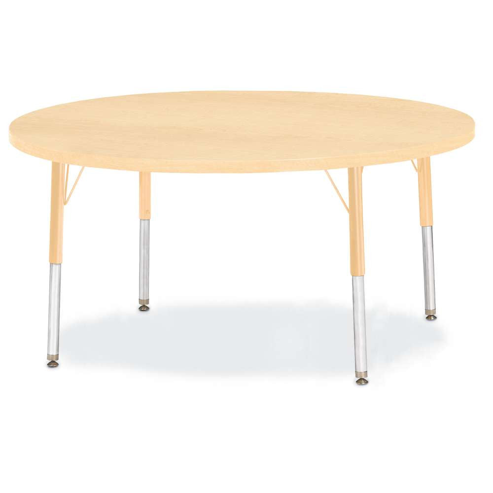 Berries Adjustable Activity Table - Round (48") - Legs 15"-24" (Elementary)