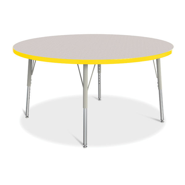 Berries Adjustable Activity Table - Round (48") - Legs 15"-24" (Elementary)