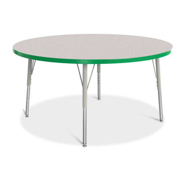 Berries Adjustable Activity Table - Round (48") - Legs 15"-24" (Elementary)