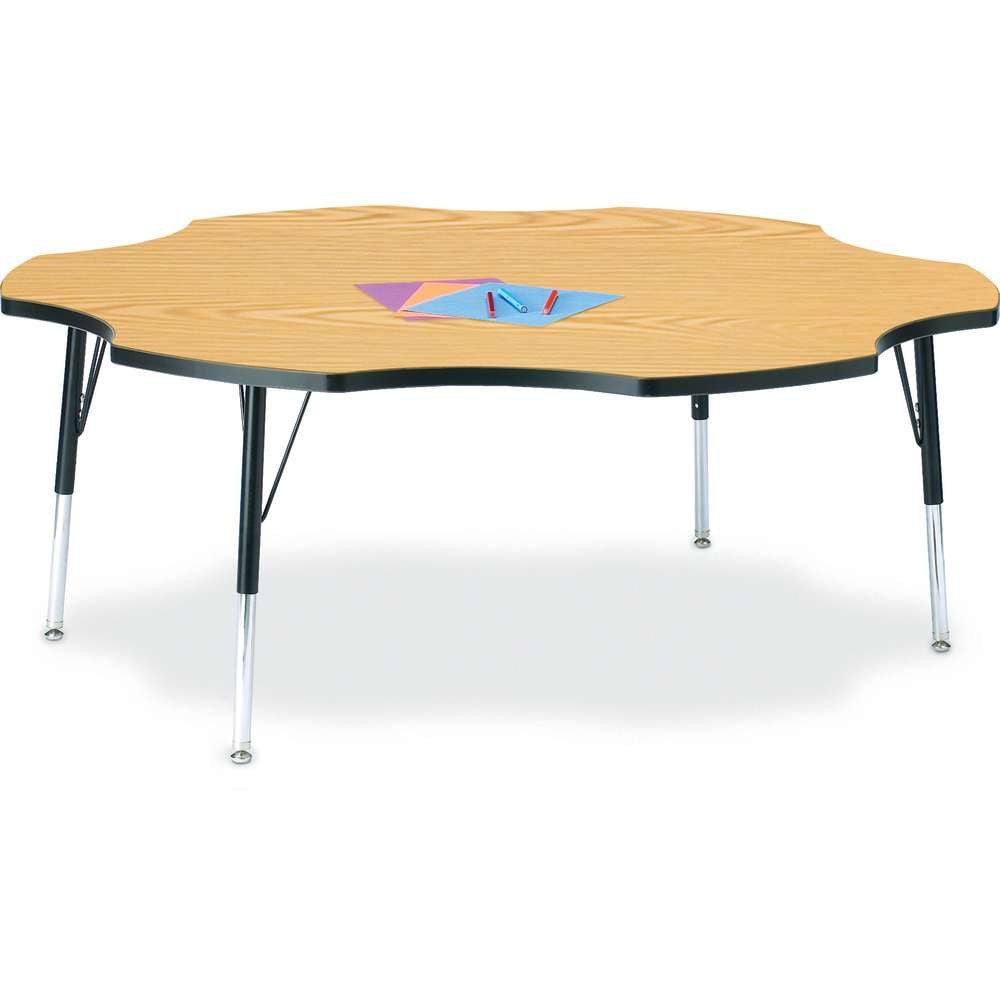 Berries Adjustable Activity Table - Six-Leaf (60") - Legs 15"-24" (Elementary)