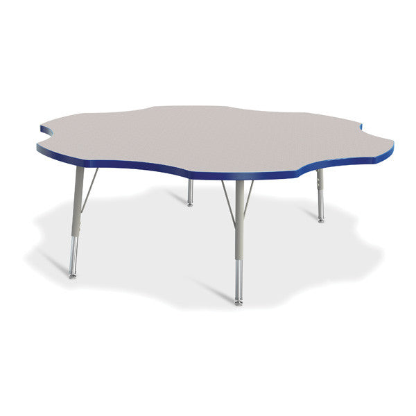Berries Adjustable Activity Table - Six-Leaf (60") - Legs 15"-24" (Elementary)