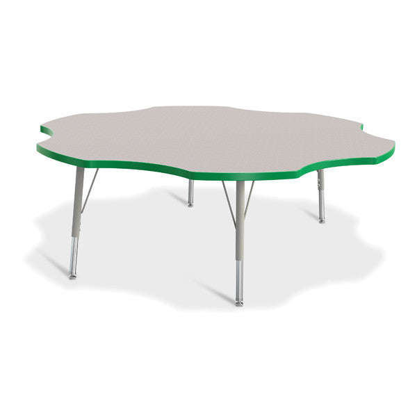 Berries Adjustable Activity Table - Six-Leaf (60") - Legs 15"-24" (Elementary)