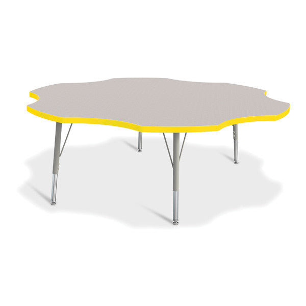 Berries Adjustable Activity Table - Six-Leaf (60") - Legs 15"-24" (Elementary)