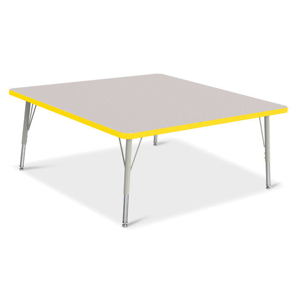Berries Adjustable Activity Table - Square (48"x48") - Legs 15"-24" (Elementary)