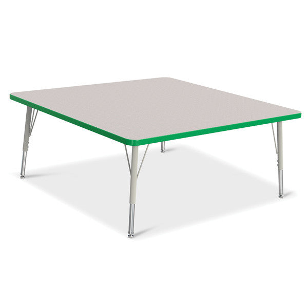 Berries Adjustable Activity Table - Square (48"x48") - Legs 15"-24" (Elementary)