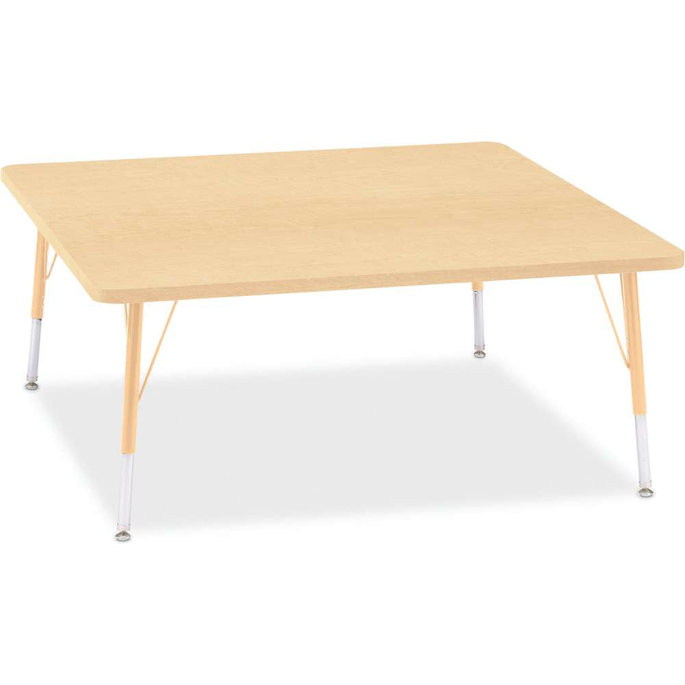 Berries Adjustable Activity Table - Square (48"x48") - Legs 15"-24" (Elementary)