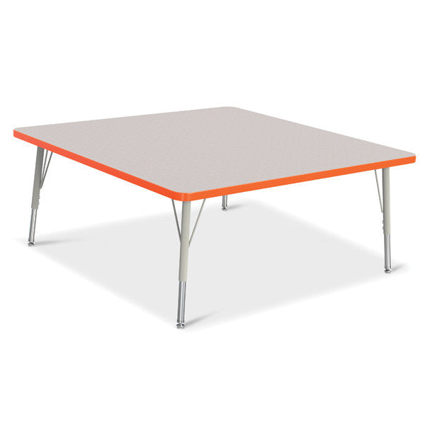 Berries Adjustable Activity Table - Square (48"x48") - Legs 15"-24" (Elementary)
